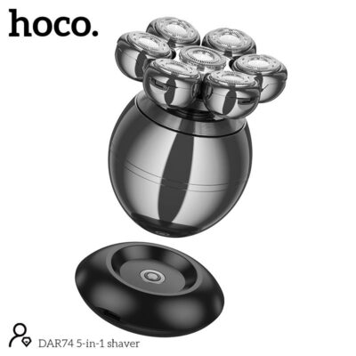 HOCO DAR74 5 IN 1 SHAVER, 600mAh, IPX6, GREY Home NEW RECEIPTS HOCO DAR74 5 IN 1 SHAVER, 600mAh, IPX6, GREY